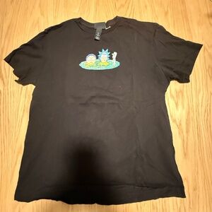 H&M, RICK AND MORTY, CARTOON NETWORK,  T SHIRT, SIZE LARGE